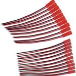 EBOOT 20 AWG JST Plug Connector 2 Pin Male Female Plug Connector Cable Wire for LED Lamp Strip RC Toys Battery, 10 Pairs  Toys & Games