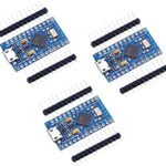 Teyleten Robot Pro Micro Atmega32U4 5V 16MHz Module Board Micro USB Pro Micro Development Board Microcontroller 3pcs  Electronics